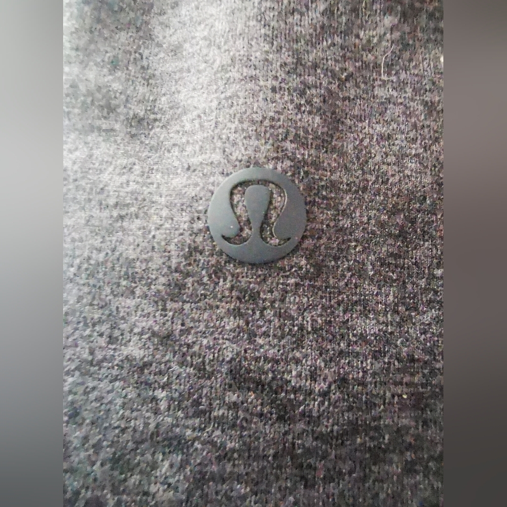 Lululemon Soft Jersey Half Zip Size Small, Heathered Classic Navy - Picture 10 of 11
